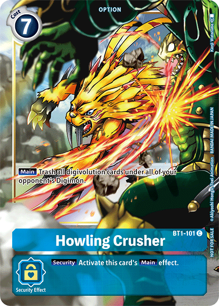 Howling Crusher [BT1-101] (Dash Pack) [Release Special Booster Ver.1.5 Promos] | Devastation Store