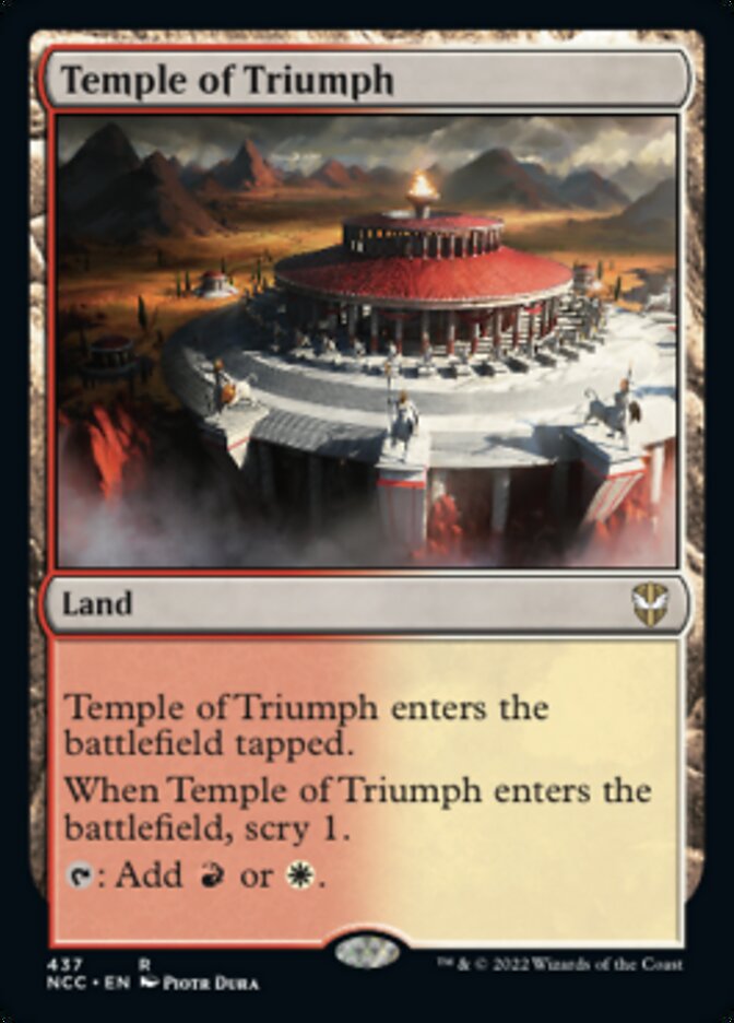 Temple of Triumph [Streets of New Capenna Commander] | Devastation Store