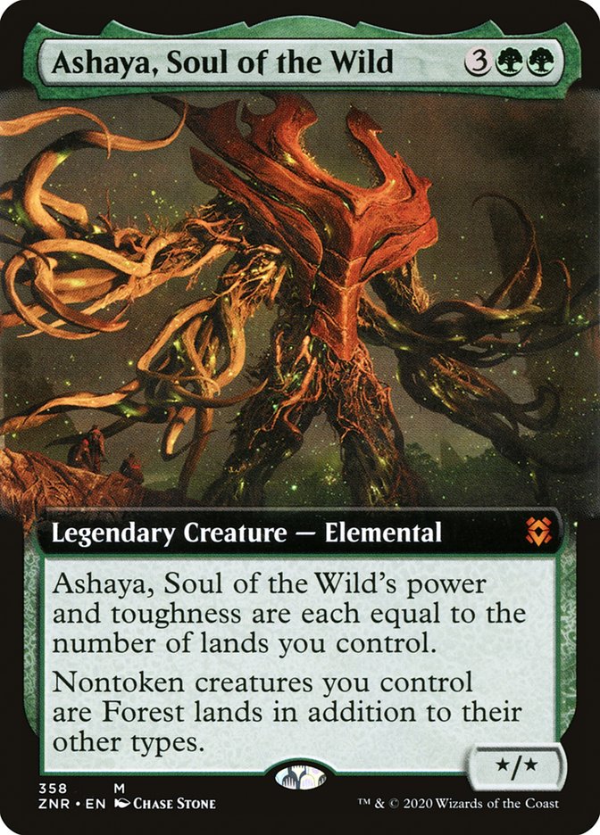 Ashaya, Soul of the Wild (Extended) [Zendikar Rising] | Devastation Store