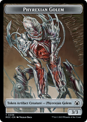 Phyrexian Golem // Construct Double-Sided Token [March of the Machine Commander Tokens] | Devastation Store