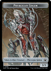 Phyrexian Golem // Phyrexian Horror Double-Sided Token [March of the Machine Commander Tokens] | Devastation Store