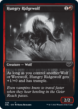 Hungry Ridgewolf [Innistrad: Double Feature] | Devastation Store
