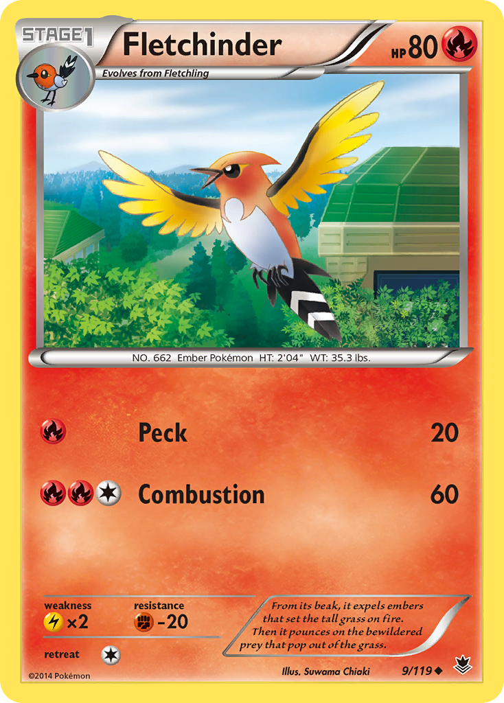 Fletchinder (9/119) [XY: Phantom Forces] | Devastation Store