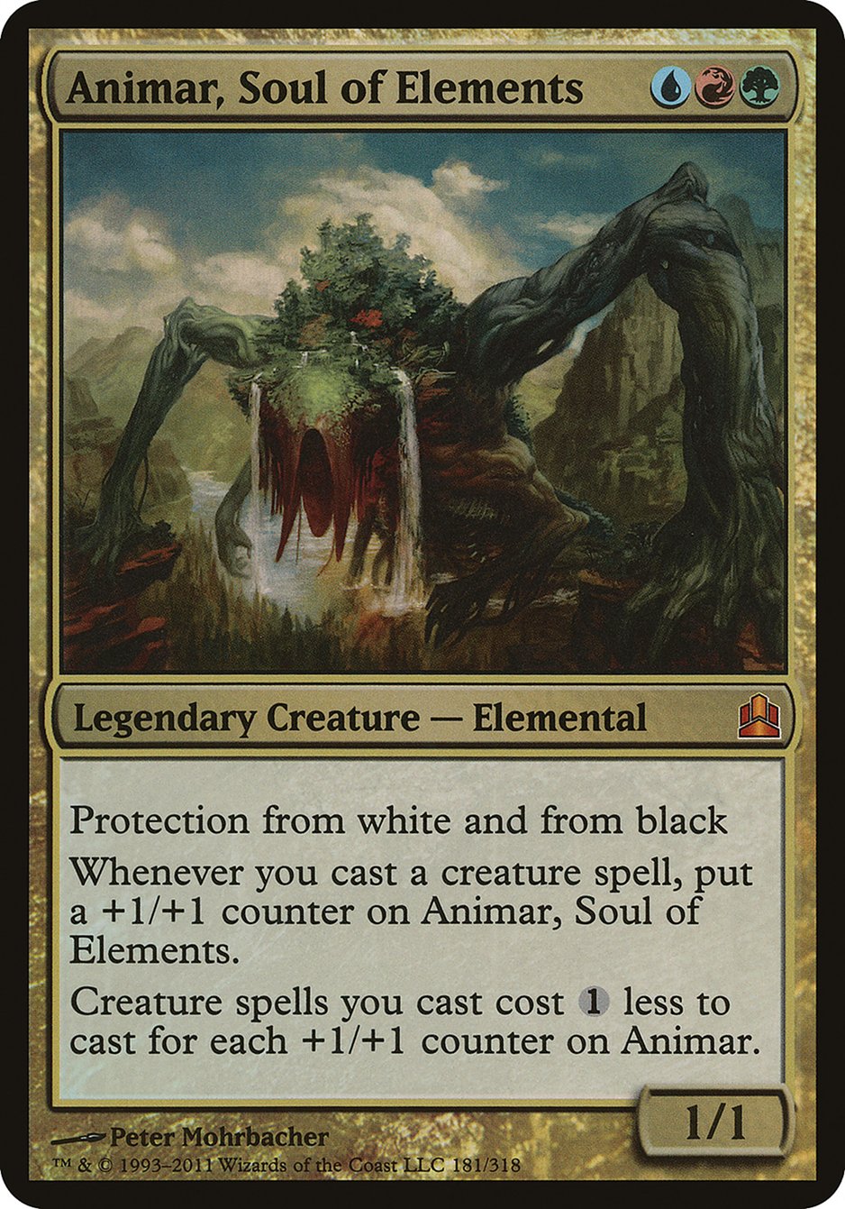 Animar, Soul of Elements (Oversized) [Commander 2011 Oversized] | Devastation Store