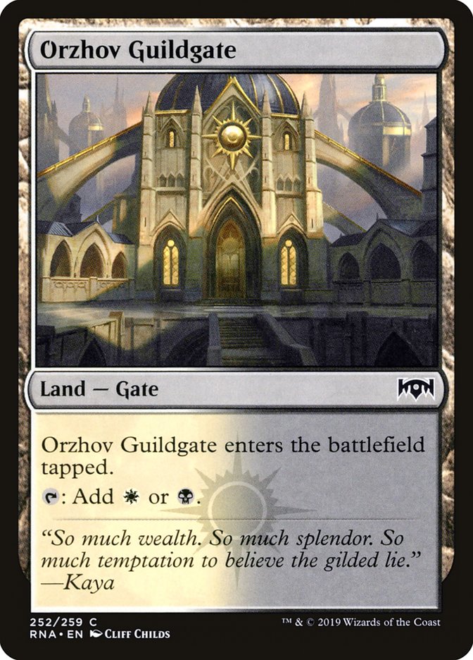Orzhov Guildgate (252/259) [Ravnica Allegiance] | Devastation Store