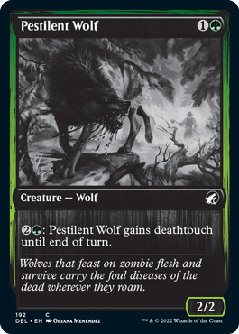 Pestilent Wolf [Innistrad: Double Feature] | Devastation Store