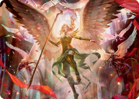 Sigarda's Summons Art Card [Innistrad: Crimson Vow Art Series] | Devastation Store
