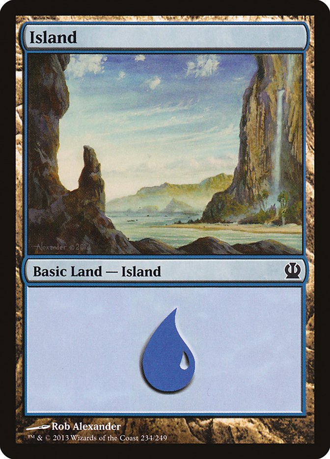 Island (234) [Theros] | Devastation Store