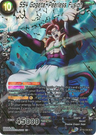 SS4 Gogeta, Peerless Fusion (BT10-154) [Rise of the Unison Warrior 2nd Edition] | Devastation Store