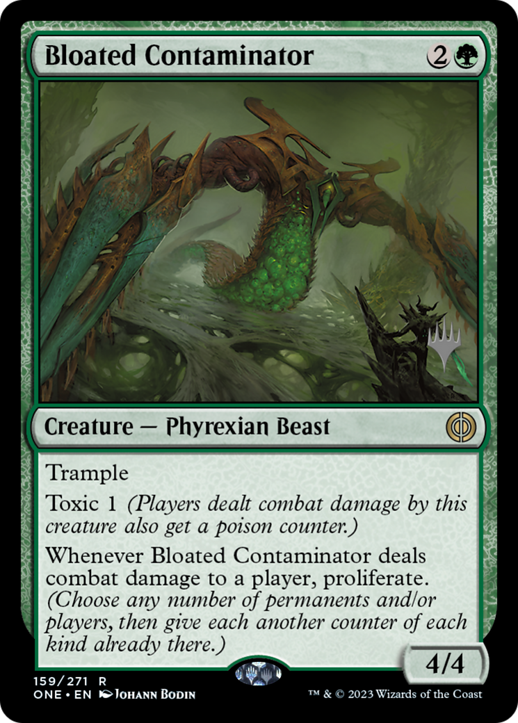 Bloated Contaminator (Promo Pack) [Phyrexia: All Will Be One Promos] | Devastation Store