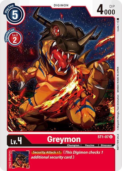 Greymon [ST1-07] (Alternate Art) [Starter Deck: Gaia Red] | Devastation Store