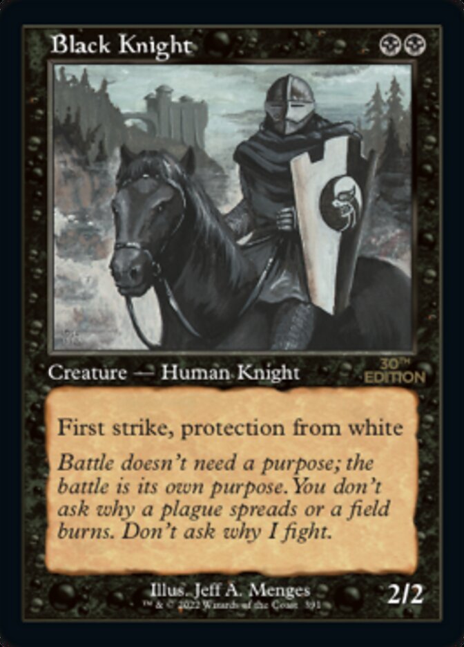 Black Knight (Retro) [30th Anniversary Edition] | Devastation Store