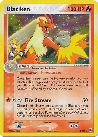 Blaziken (3/109) (Cosmos Holo) [EX: Battle Stadium] | Devastation Store