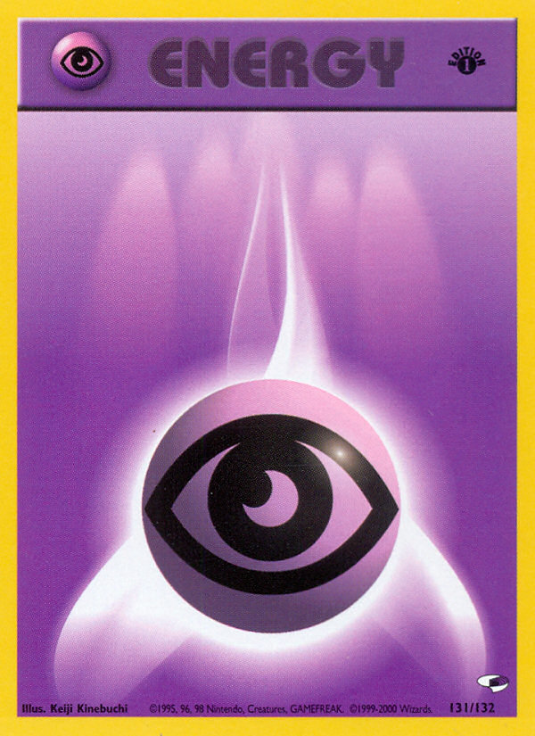 Psychic Energy (131/132) [Gym Heroes 1st Edition] | Devastation Store
