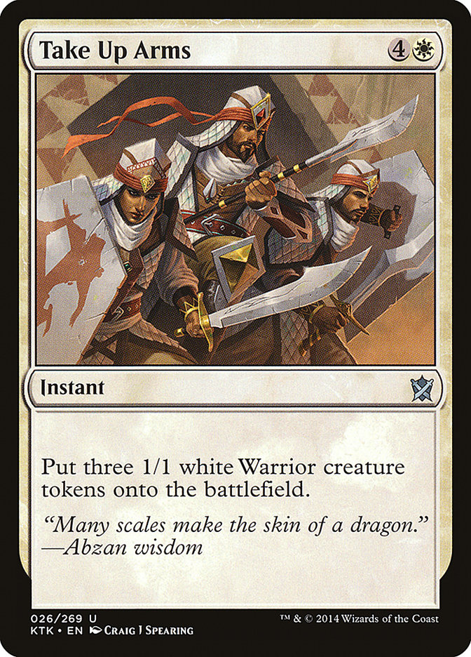 Take Up Arms [Khans of Tarkir] | Devastation Store