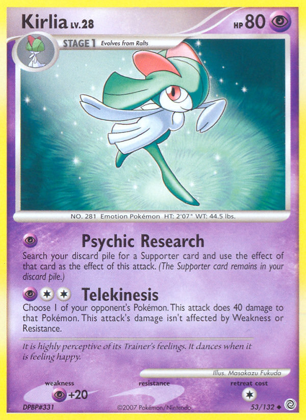 Kirlia (53/132) [Diamond & Pearl: Secret Wonders] | Devastation Store