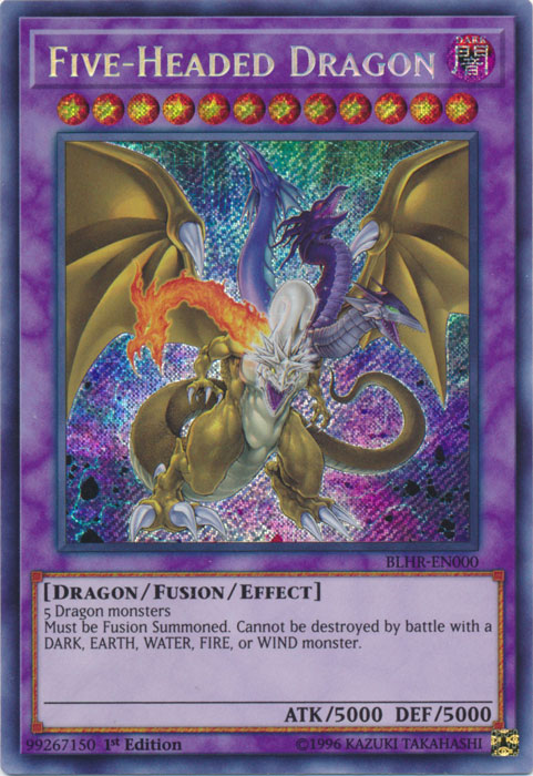 Five-Headed Dragon [BLHR-EN000] Secret Rare | Devastation Store