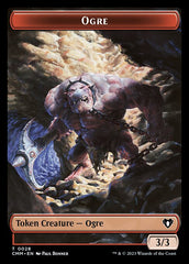 Eldrazi Spawn // Ogre Double-Sided Token [Commander Masters Tokens] | Devastation Store