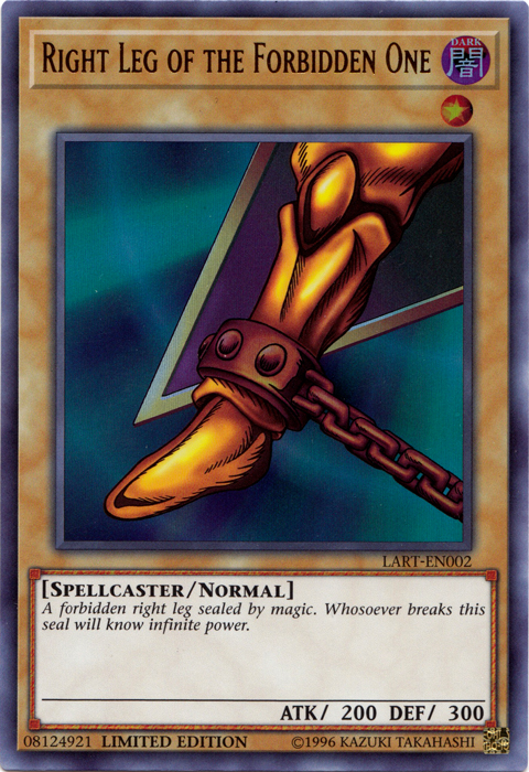 Right Leg of the Forbidden One [LART-EN002] Ultra Rare | Devastation Store