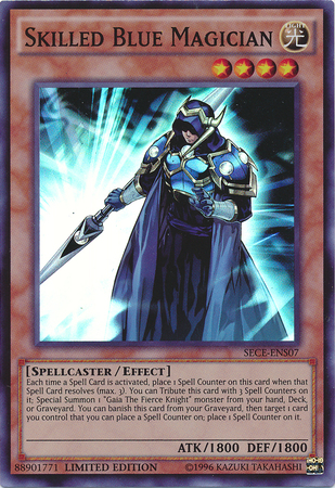 Skilled Blue Magician [SECE-ENS07] Super Rare | Devastation Store