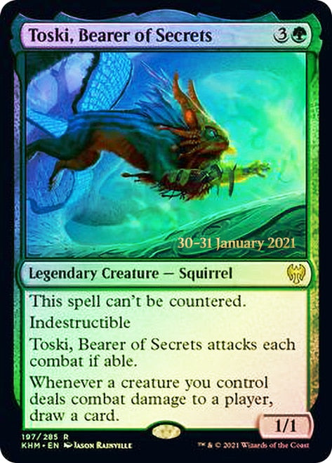 Toski, Bearer of Secrets [Kaldheim Prerelease Promos] | Devastation Store