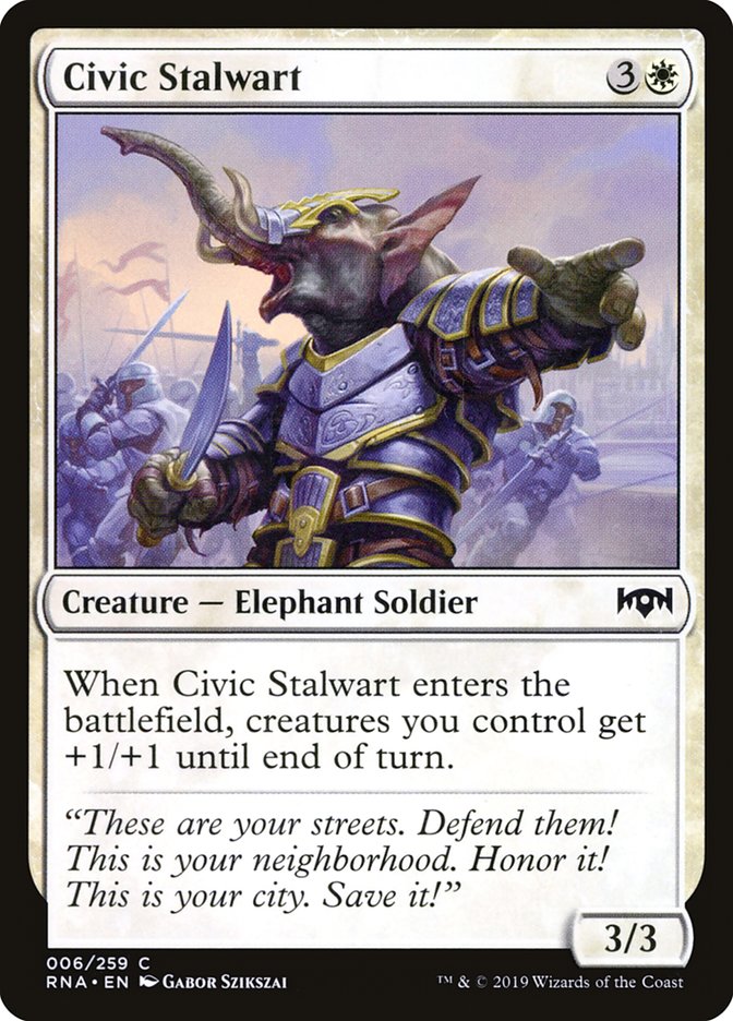 Civic Stalwart [Ravnica Allegiance] | Devastation Store