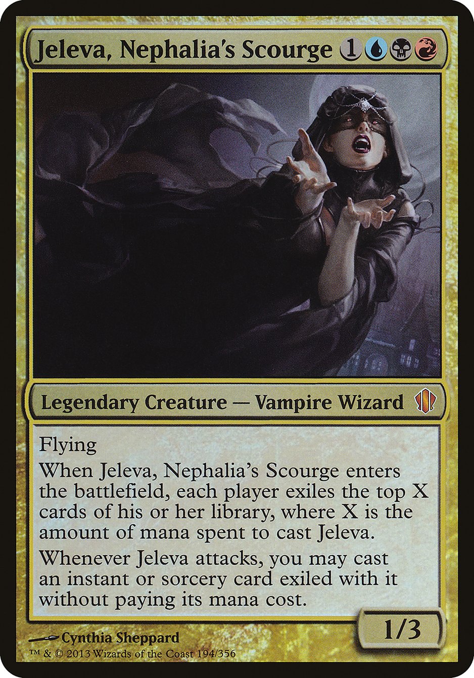 Jeleva, Nephalia's Scourge (Oversized) [Commander 2013 Oversized] | Devastation Store