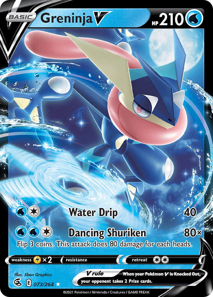 Greninja V (073/264) (Intro Deck) [Sword & Shield: Fusion Strike] | Devastation Store