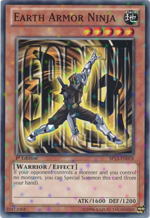 Earth Armor Ninja [SP13-EN018] Starfoil Rare | Devastation Store