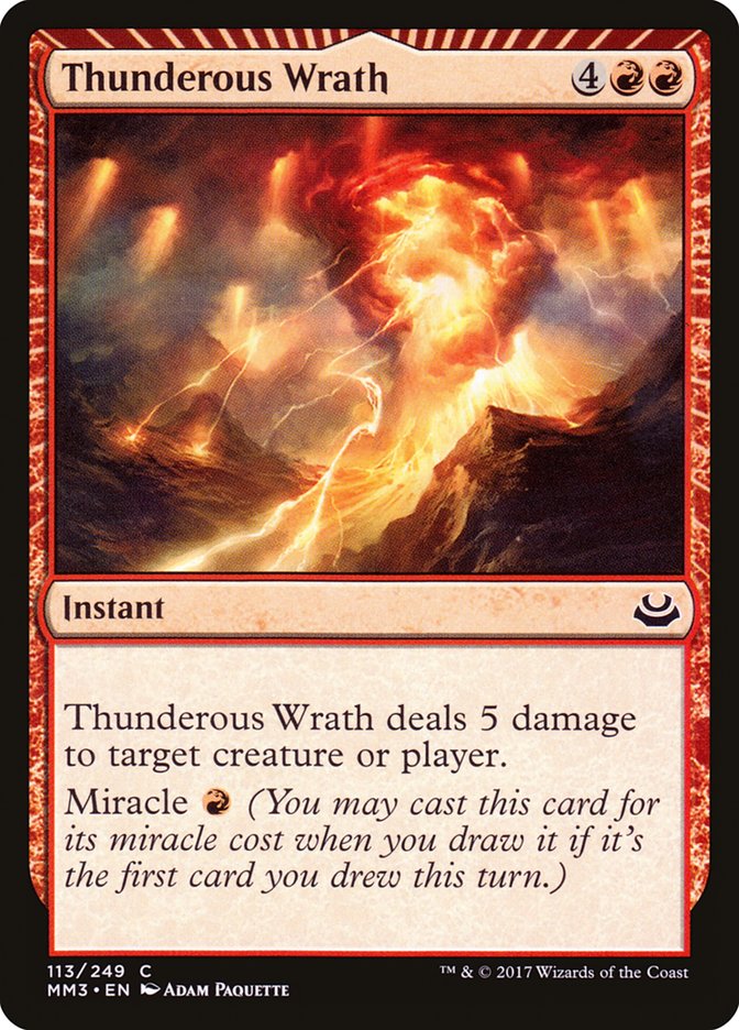 Thunderous Wrath [Modern Masters 2017] - Devastation Store | Devastation Store