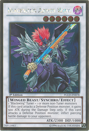 Blackwing Armed Wing [PGLD-EN078] Gold Rare | Devastation Store