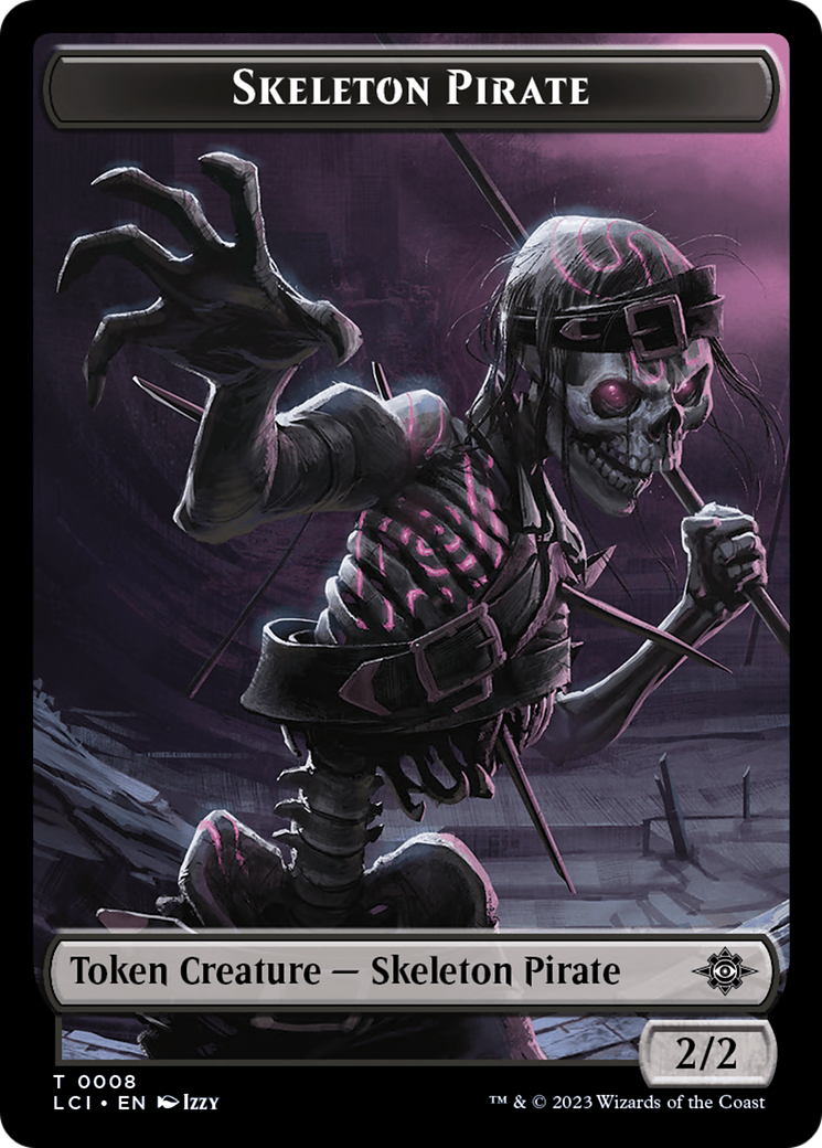 Copy // Skeleton Pirate Double-Sided Token [The Lost Caverns of Ixalan Commander Tokens] | Devastation Store