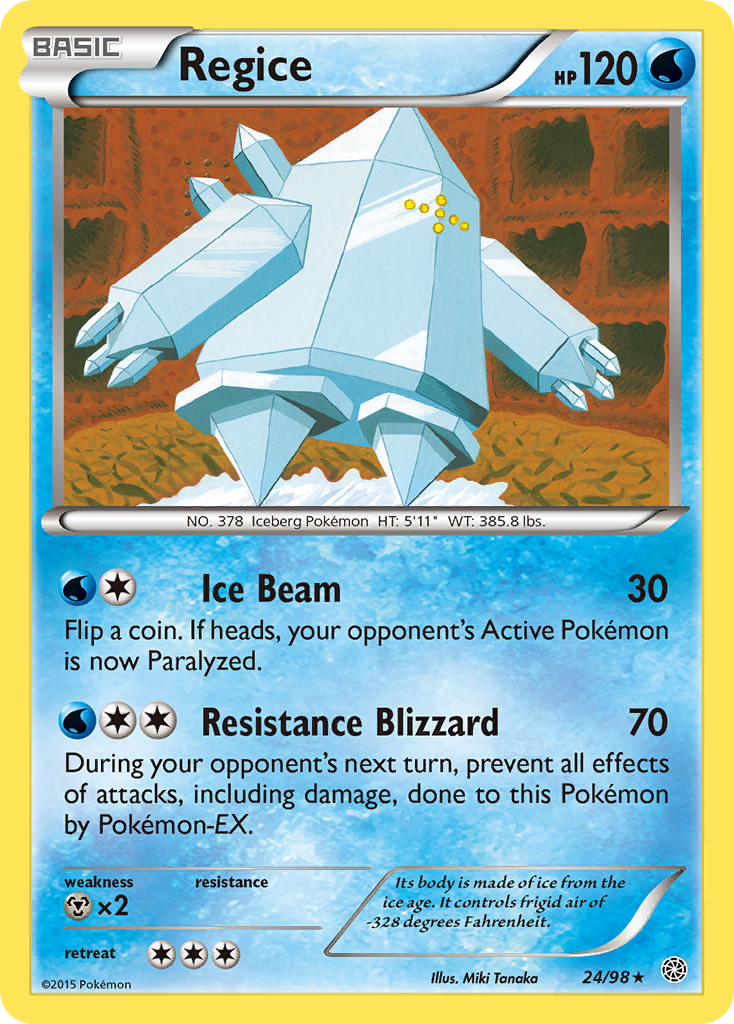 Regice (24/98) [XY: Ancient Origins] | Devastation Store