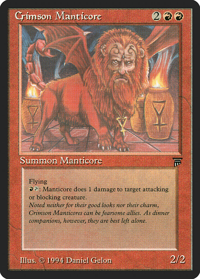 Crimson Manticore [Legends] | Devastation Store