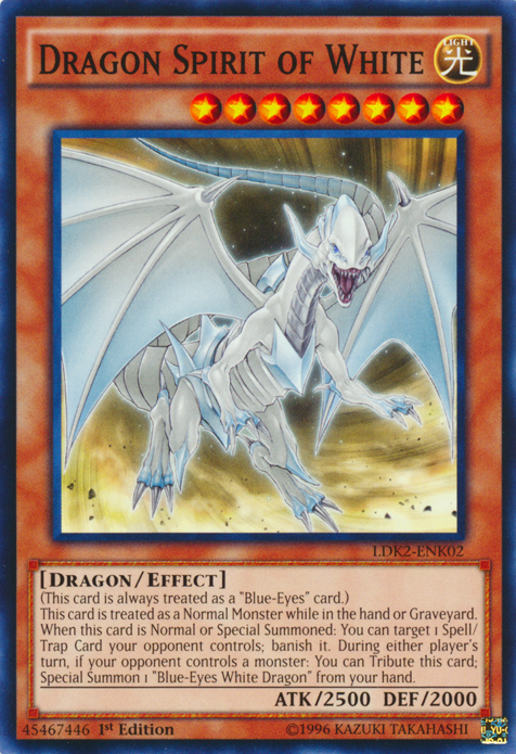 Dragon Spirit of White [LDK2-ENK02] Common | Devastation Store