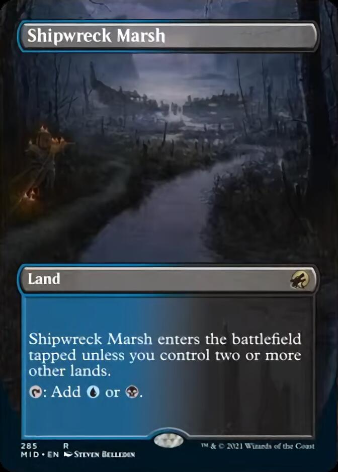 Shipwreck Marsh (Borderless) [Innistrad: Midnight Hunt] | Devastation Store