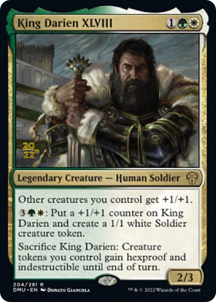 King Darien XLVIII [Dominaria United Prerelease Promos] | Devastation Store