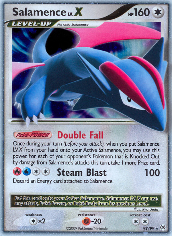 Salamence LV.X (98/99) [Platinum: Arceus] | Devastation Store