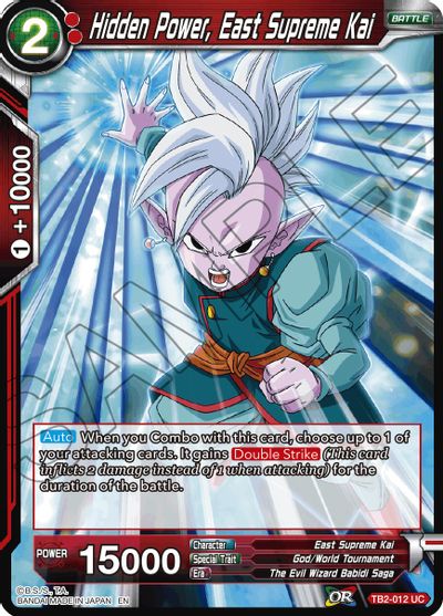 Hidden Power, East Supreme Kai (Reprint) (TB2-012) [Battle Evolution Booster] | Devastation Store