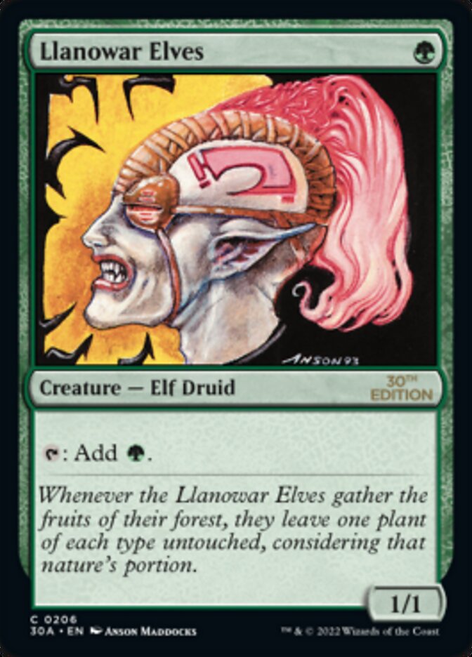 Llanowar Elves [30th Anniversary Edition] | Devastation Store