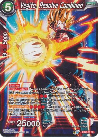 Vegito, Resolve Combined [EX13-05] | Devastation Store