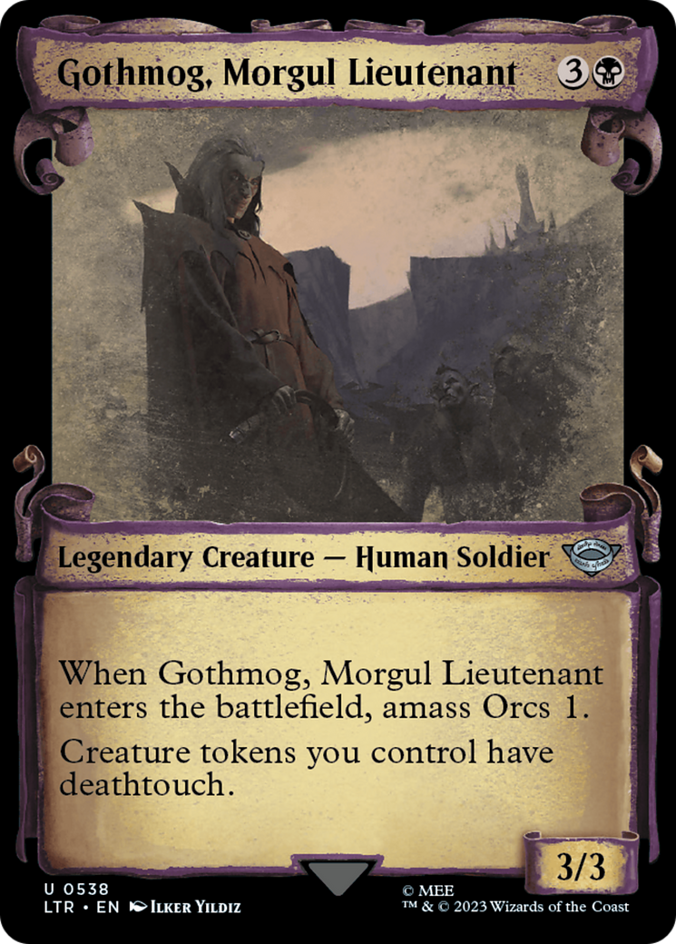 Gothmog, Morgul Lieutenant [The Lord of the Rings: Tales of Middle-Earth Showcase Scrolls] | Devastation Store