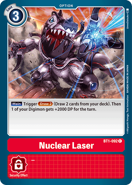 Nuclear Laser [BT1-092] [Release Special Booster Ver.1.0] | Devastation Store