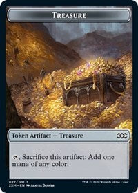 Treasure // Wurm (029) Double-sided Token [Double Masters Tokens] | Devastation Store