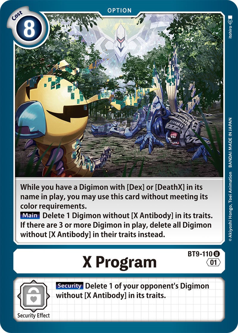 X Program [BT9-110] [X Record] | Devastation Store