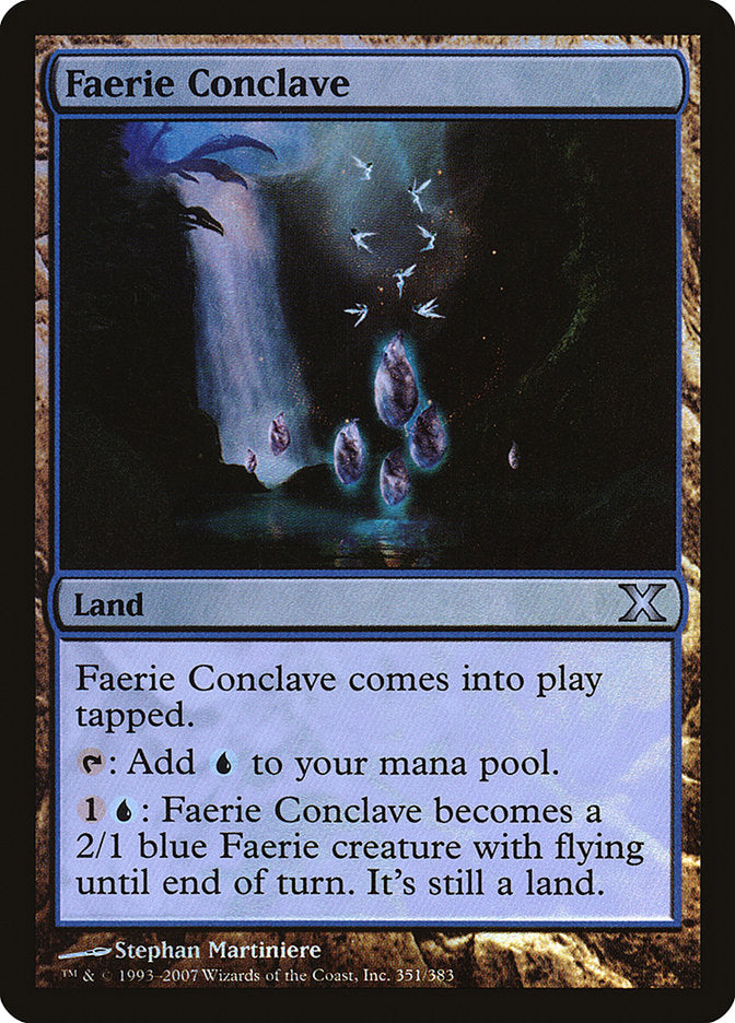 Faerie Conclave (Premium Foil) [Tenth Edition] | Devastation Store