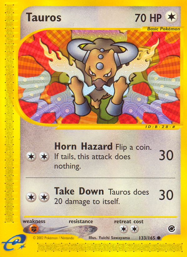 Tauros (133/165) [Expedition: Base Set] | Devastation Store