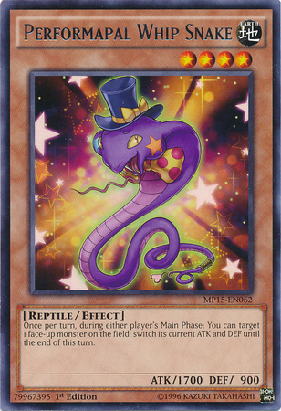 Performapal Whip Snake [MP15-EN062] Rare | Devastation Store