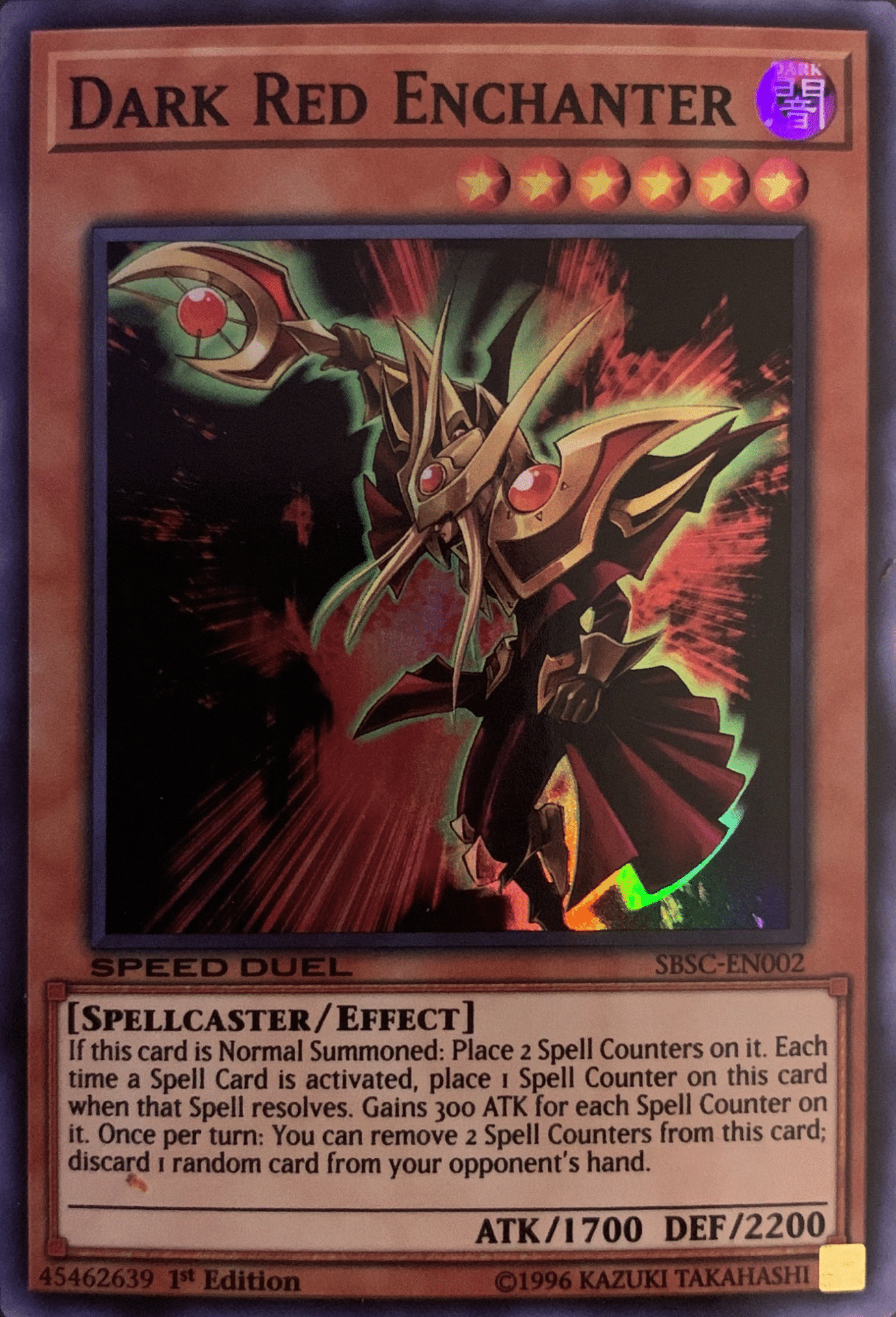 Dark Red Enchanter [SBSC-EN002] Super Rare | Devastation Store