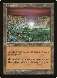 Brushland (Oversized) [Oversize Cards] | Devastation Store
